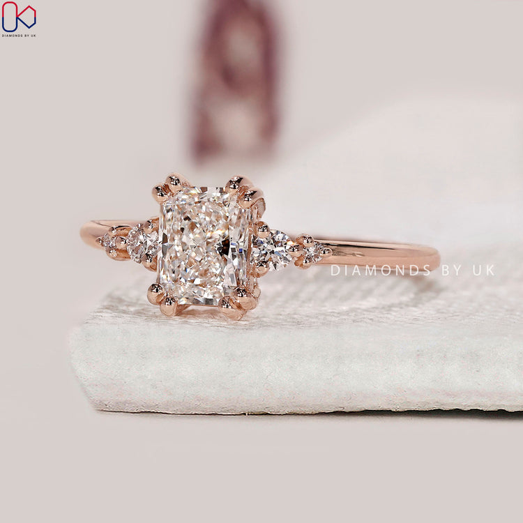 Buy engagement ring with customize ring.
