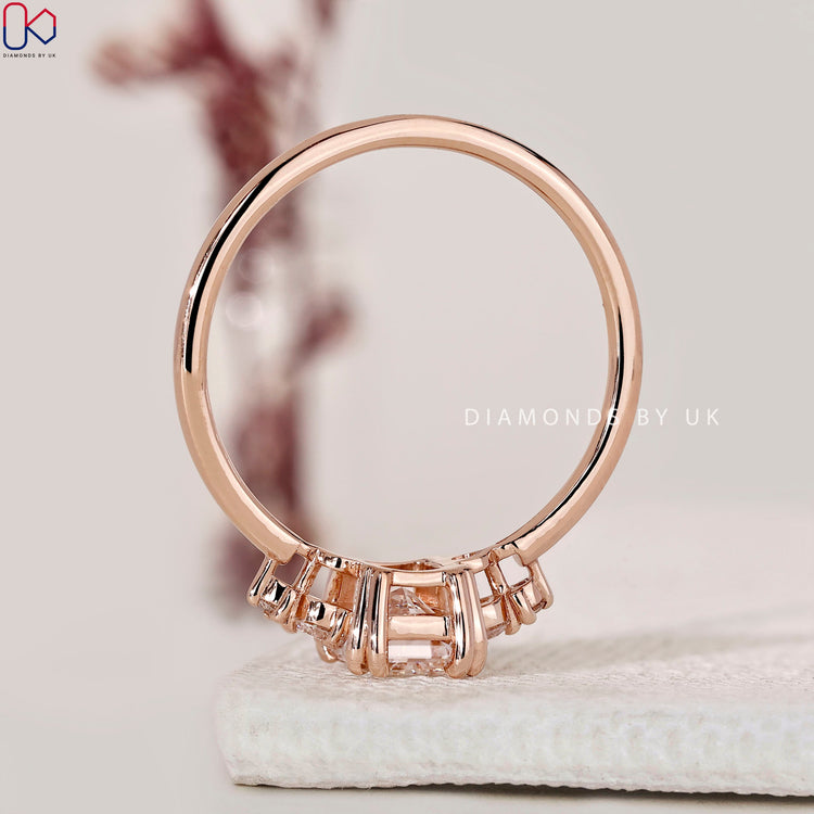 Customize ring with Lab Grown Diamond Ring.
