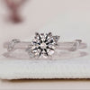 Diamond Cluster Engagement Ring with stunning brilliance.

