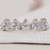 Heart shaped diamond band for a romantic touch.
