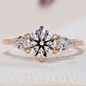 3 Stone Diamond Engagement Ring
