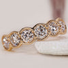 Elegant Bezel Set Wedding Band with a timeless design and modern style.
