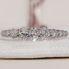 Elegant Oval Diamond Wedding Band with a timeless design.