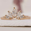 Elegant Tiara Wedding Band with intricate detailing and timeless charm.
