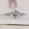 Round Cut Diamond Ring featuring a stunning 7 stone diamond ring design.
