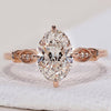 Elegant Oval Diamond Engagement Ring with timeless style.
