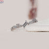 Diamondsbyuk band with white gold diamond band finish.

