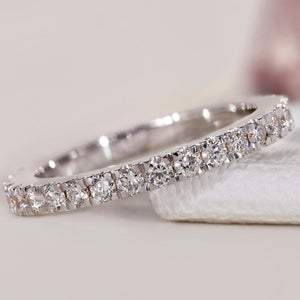 Eternity Wedding Band - Round Diamond