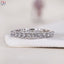 Round Brilliant Diamond Engagement Band Real Lab Grown Diamond Band Full Eternity Ring for Women Anniversary Band for Wife Sparkling Band