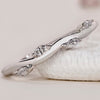 Elegant Leaf Wedding Band with intricate details and timeless design.
