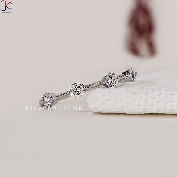 Stackable band designed to layer beautifully.
