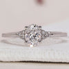 Oval Cut Diamond Ring with stunning brilliance.
