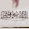 Elegant oval wedding band featuring a sleek and timeless design.
