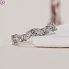 Half Eternity Band with diamonds set halfway for understated luxury.
