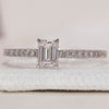 Emerald Cut Engagement Ring with a timeless design.
