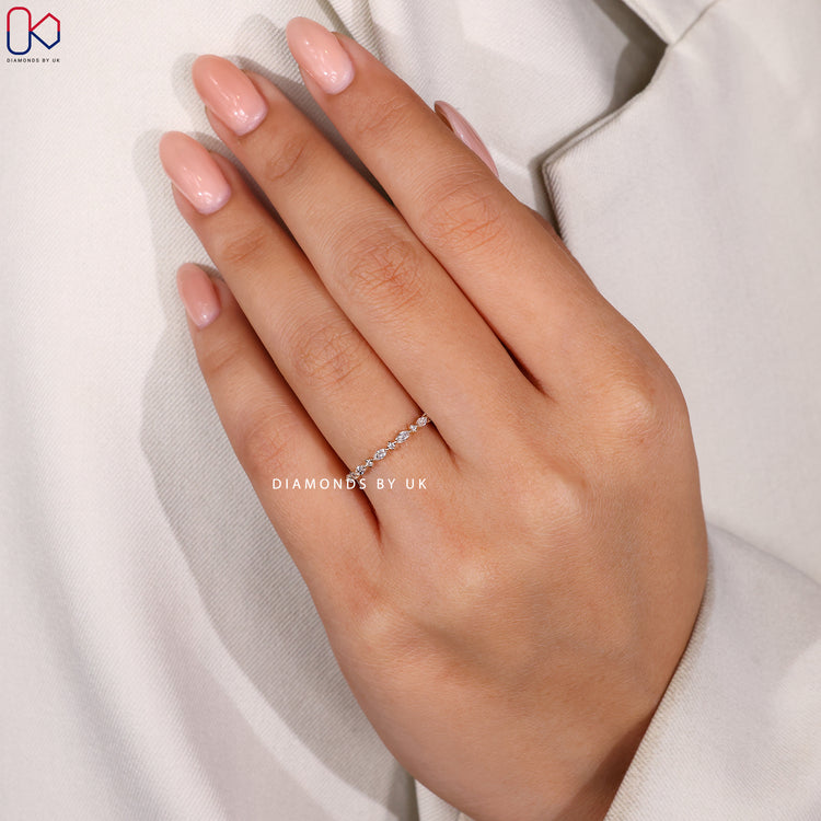 Handcrafted custom wedding band by Diamondsbyuk
