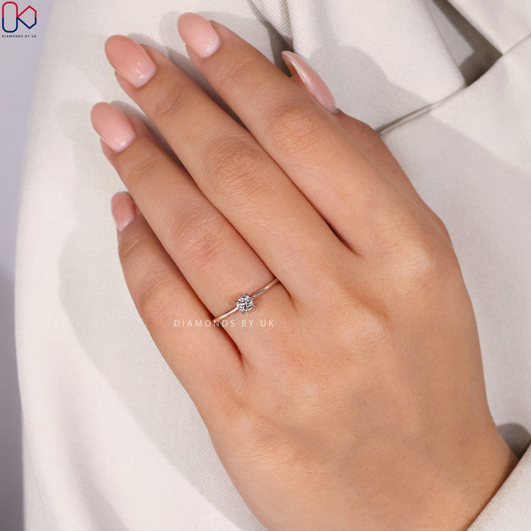 Diamondsbyuk round diamond ring
