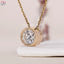 1 Carat Genuine Brilliant Lab Grown Diamond Pendant Bezel Set