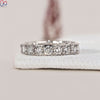 A sparkling 7 stone wedding band symbolising everlasting love.

