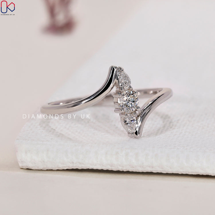 IGI certified diamond engagement ring
