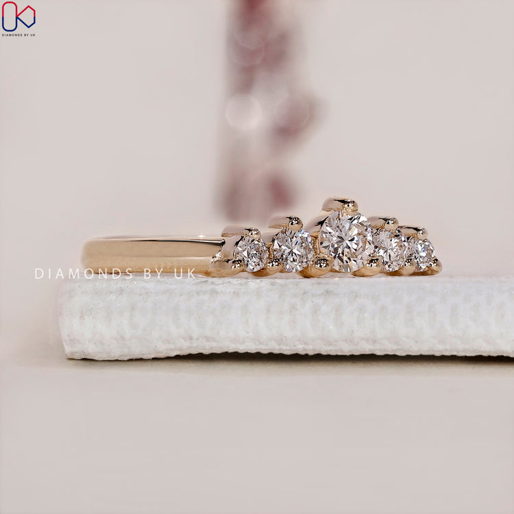 Handmade band crafted by skilled artisans for a unique personal touch.