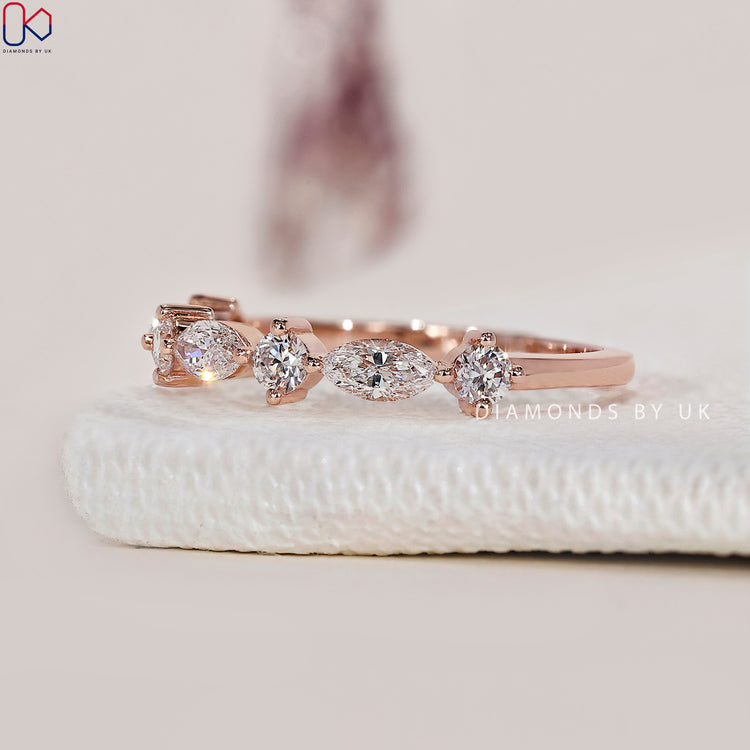 Unique wedding band designed for lasting love.
