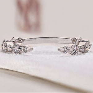 Lab Grown Diamond Wedding Band – White Gold