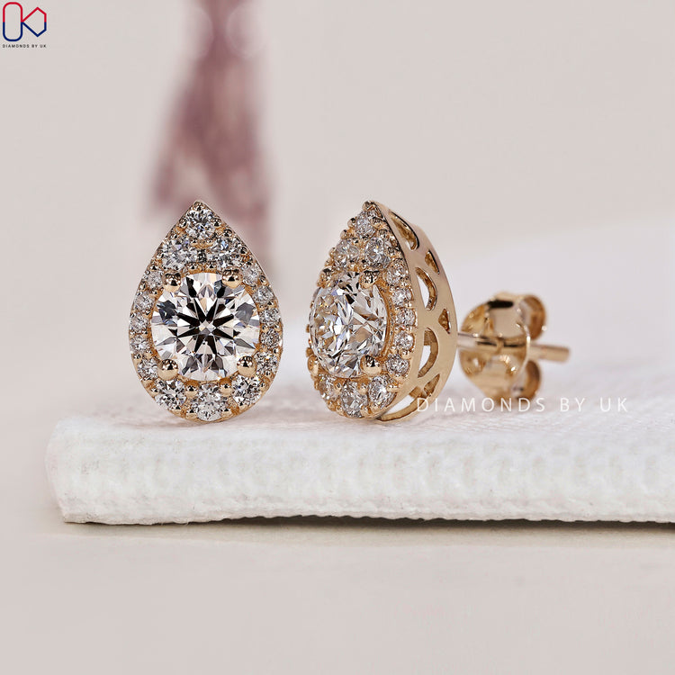 Push back earrings crafted for secure and comfortable wear.
