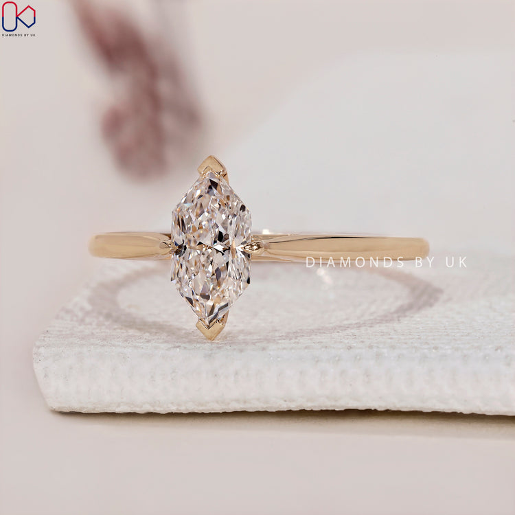 Handmade Yellow Gold Diamond Ring.
