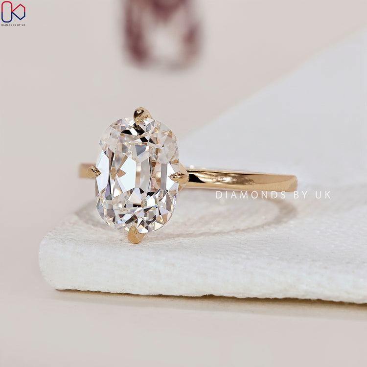 Solitaire Diamond Ring with a brilliant centre stone.