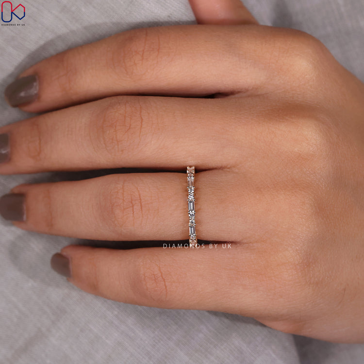 Buy wedding band that matches your style and love.
