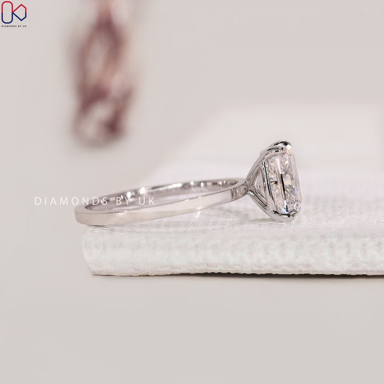 Engagement ring UK crafted with care and a handmade solitaire design.