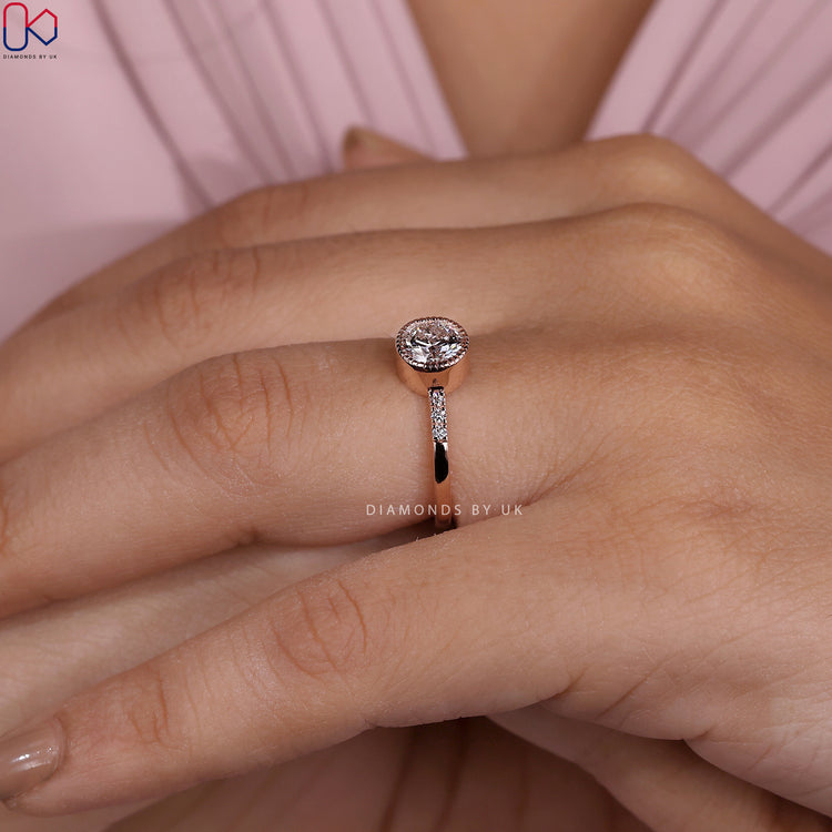 Customize ring with your choice of stone and setting.

