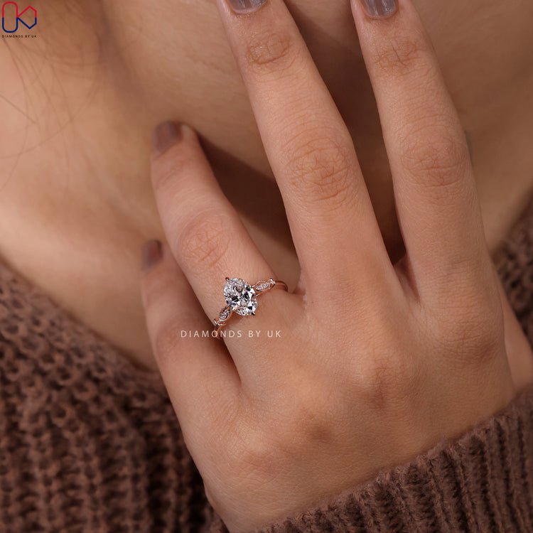 Lab Grown Diamond ring offering ethical luxury and sustainability.
