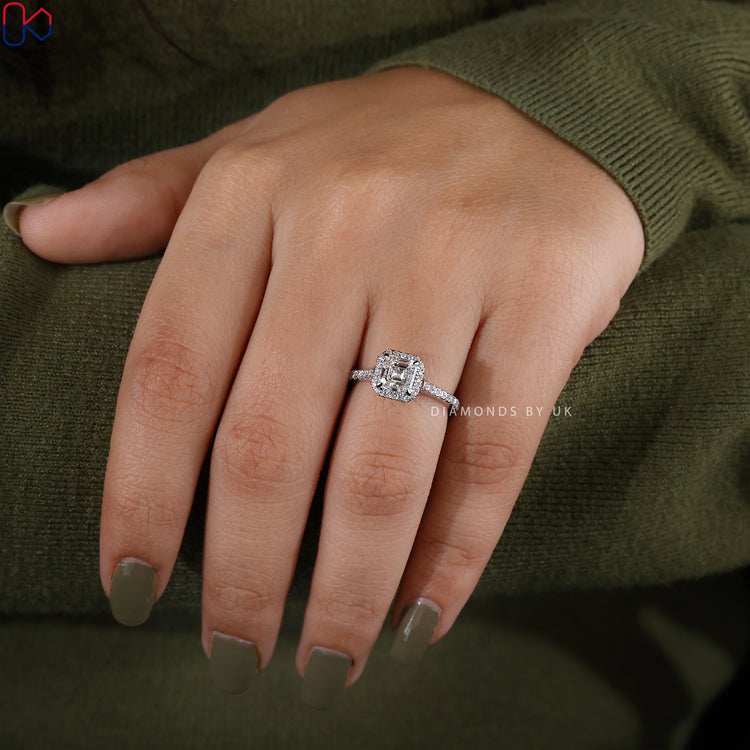 Customize ring with Lab Grown Diamond Ring.
