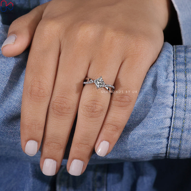 Diamondsbyuk engagement ring collection showcasing exceptional craftsmanship.