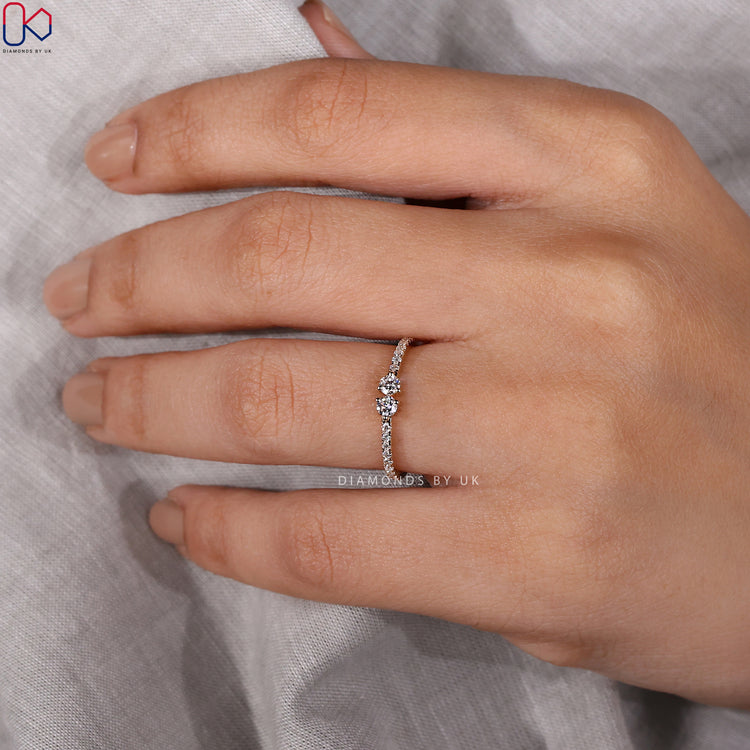 eternity wedding band crafted in minimalist diamond ring style
