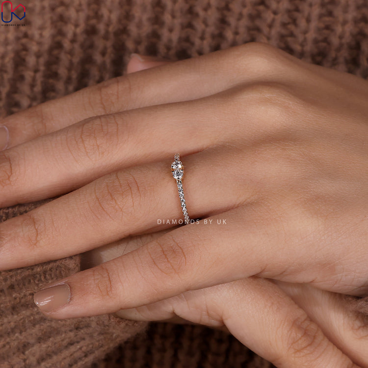 unique wedding band created as custom wedding band
