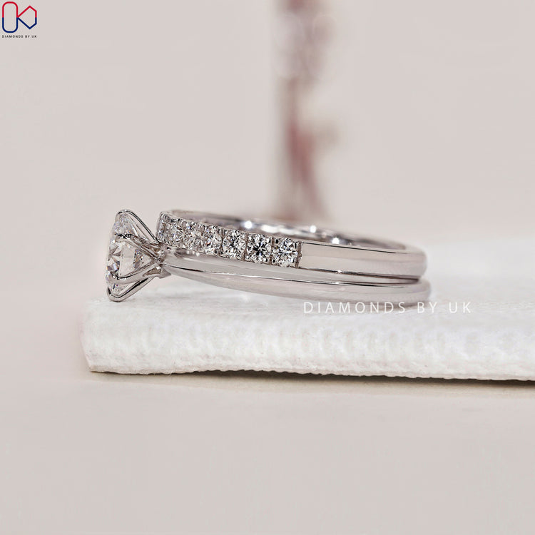 Handmade bridal set crafted with care and premium diamonds.

