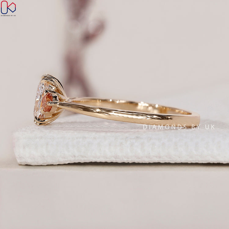 Yellow Gold Diamond Ring for a luxurious touch.
