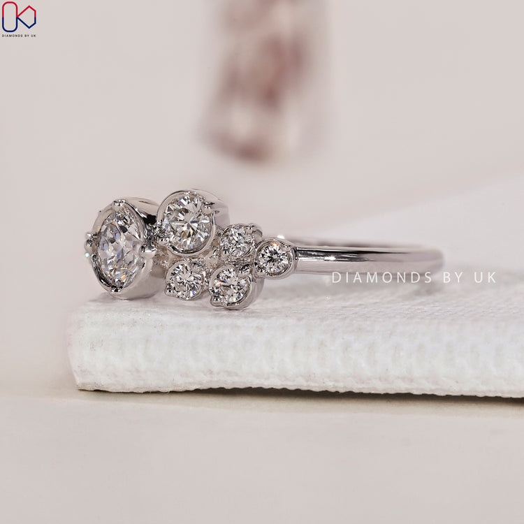 IGI certified diamond ring for guaranteed quality.
