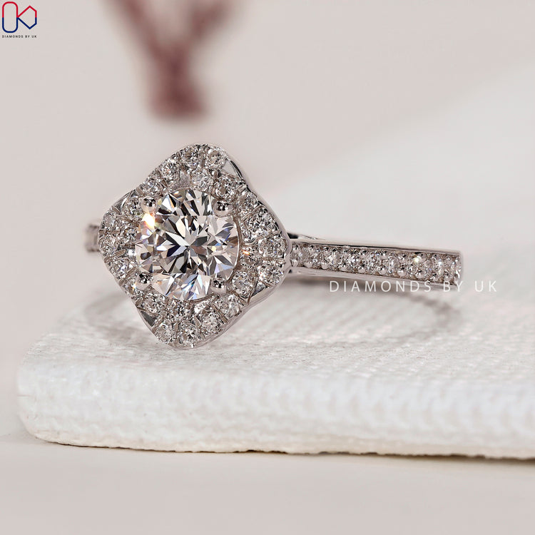 White Gold Diamond Ring for timeless beauty.

