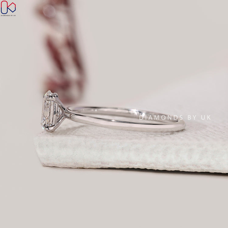 Diamondsbyuk ring with Lab Grown Diamond Ring.
