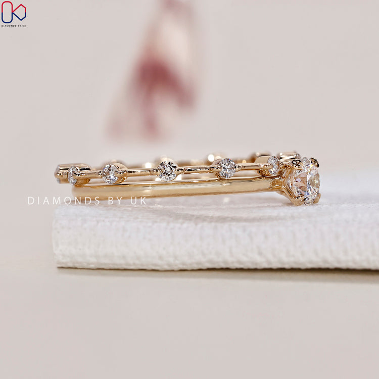 Diamond eternity band symbolising everlasting love.
