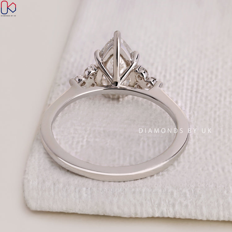Handmade jewellery with a classic muse setting.
