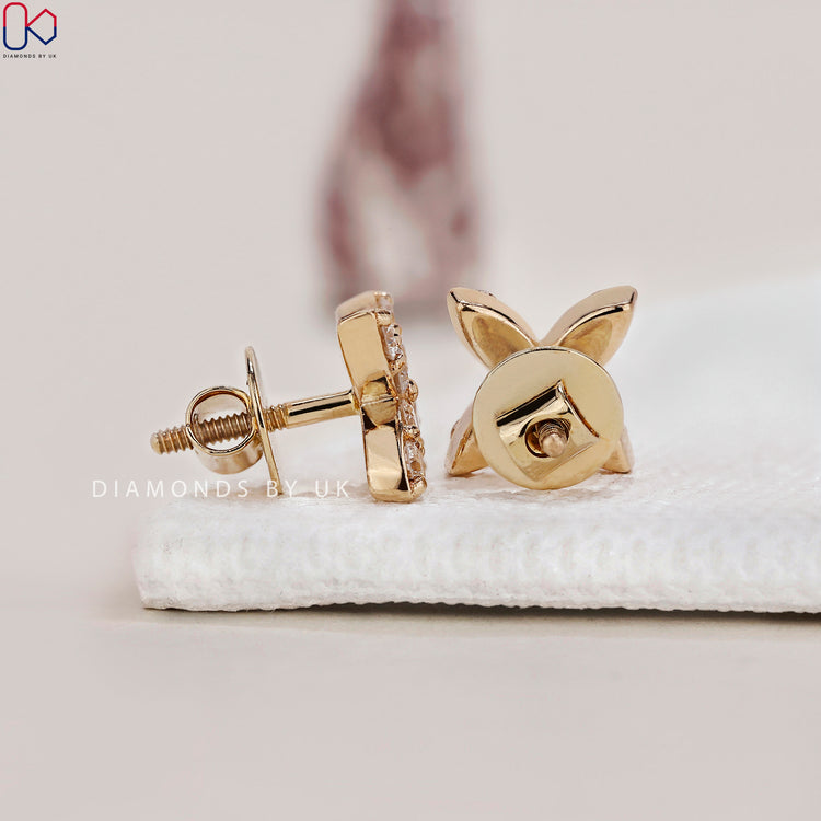 IGI certified earrings for guaranteed quality and authenticity.
