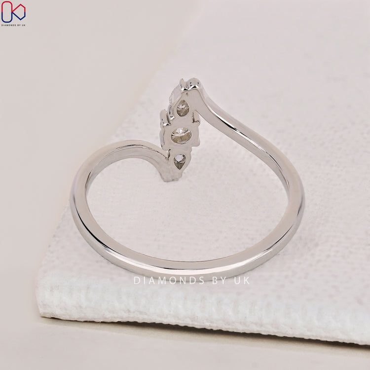 Prong setting engagement ring featuring a diamond
