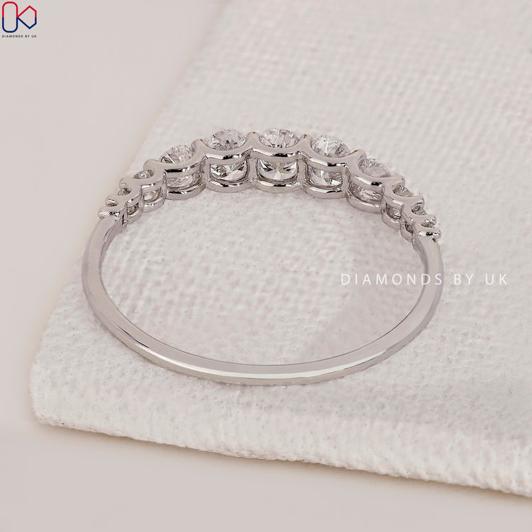 Minimalist wedding band perfect for understated elegance and daily wear.