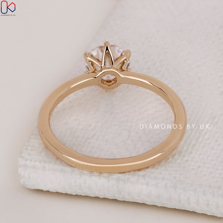Yellow Gold Ring with a warm, elegant glow.
