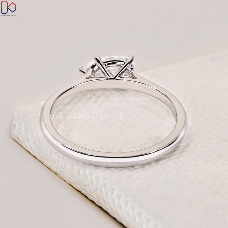 Customise Ring with East West setting and high-quality Lab Grown Diamond.
